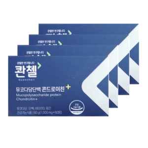 코스맥스바이오 콴첼 뮤코다당단백 콘드로이친 플러스 1000mg 60정