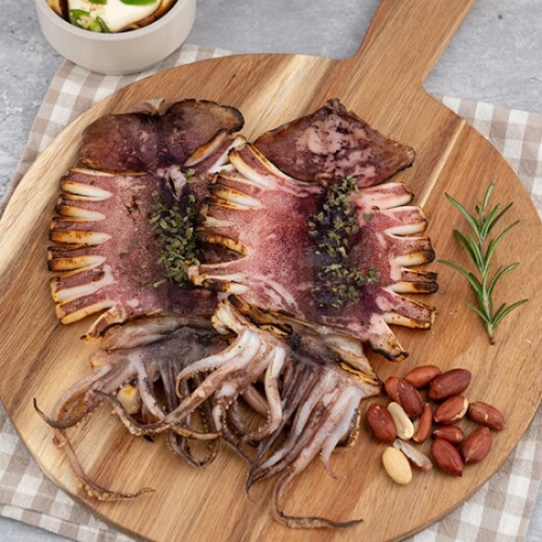 자연맛남  물맛남 적절히 말린 촉촉 반건조오징어 10미 1.3~1.4kg내외