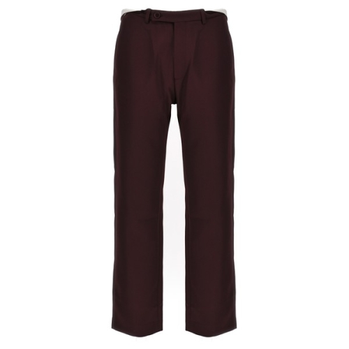 마틴로즈 마틴 로즈 Rolled Waistband Tailored pants MRAW23327BURG Mens Pants