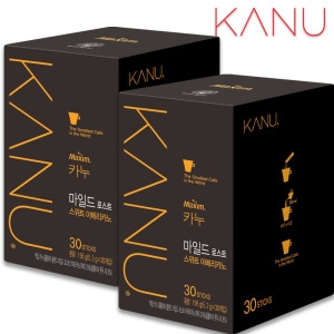동서식품 맥심 카누 마일드 로스트 스위트 아메리카노 30T+30T /스위트블랙커피/원두커피/커피믹스/공유커피