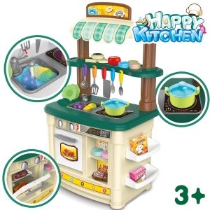 물나오는 주방놀이 그린BL103B /키친세트/주방/소품/과일 야채 및 다양한 소품이 가득