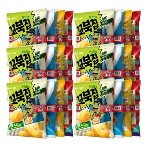 오리온  최고스낵 4묶음 (꼬북칩+포카칩오리지널+오감자그라탕+썬)