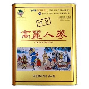 고려인삼  농협 6년근 인삼 1등 25편 건삼 말린 피부직삼 백삼 국가지정검사기관 검사품- 구 농협