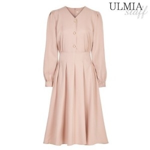 율미아스탭 진주버튼핀턱원피스_SI3S1OP3161