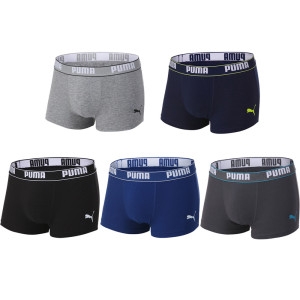 푸마바디웨어 남성 면스판 드로즈 5종 세트