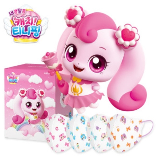 브리드케어 캐치 티니핑 S4 키즈마스크 20매