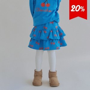 로아앤제인 페인팅 스커트 RJ23WSK08BL