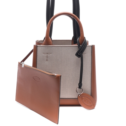 토즈 여성 더블 업 쇼퍼 스몰 토트숄더백 XBWCLNA0200 T48 8O14 24S