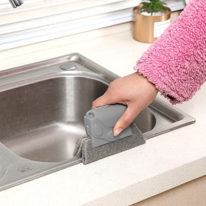 도토로  클린홈 창틀 틈새수세미 그레이 / 욕실 주방청소