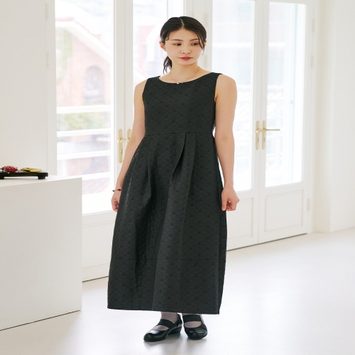 돌실나이 생활한복 여성 맥시 롱 민소매 원피스 IN42D458 큰 95 PR 보라