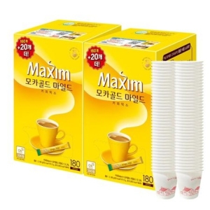 동서식품 맥심 모카골드 마일드 360T+종이컵400개
