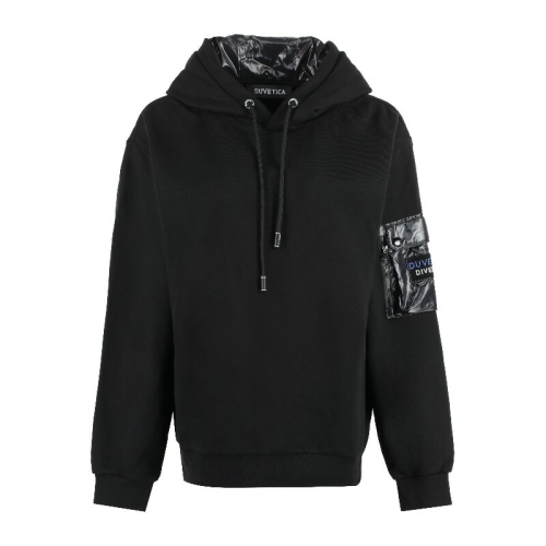 듀베티카 후드 티셔츠 VUHD06124K0001 BKS black