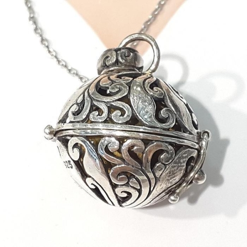 블루케이  silver 실버순은 목걸이241205-11뚜껑열림