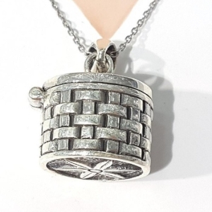 블루케이  silver 실버순은 목걸이241205-12뚜껑열림