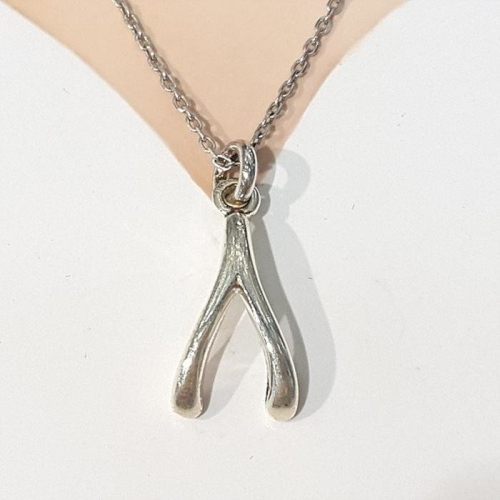 블루케이  silver 실버순은 목걸이241205-07새발자국