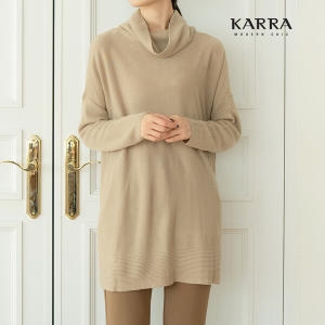 KARRA 터틀넥롱소프트니트_A3F1054