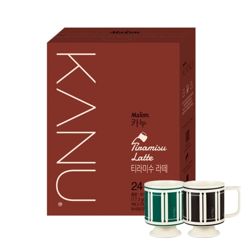 동서식품 카누 티라미수 라떼 24T+엔틱머그 증정