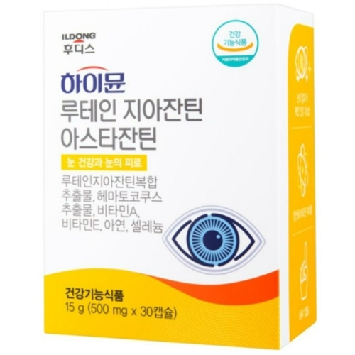 일동후디스 하이뮨 루테인지아잔틴아스타잔틴 500mg 30캡슐
