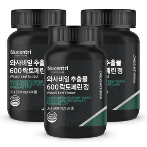 뉴센트리 와사비잎 추출물 600 락토페린 정 600mg 60정