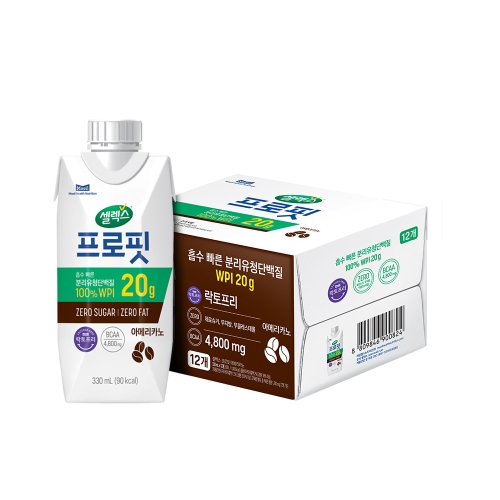 매일유업 셀렉스 프로핏 웨이 프로틴 아메리카노 330ml