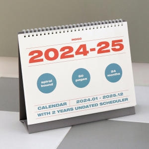 인디고  2024-25기본 2년 탁상 달력