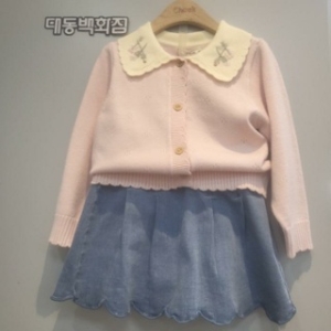 치크 셀러허브 아울렛 DP01 스칼럽이 예쁜 스커트 CKWH2411G 셀러허브