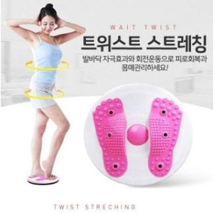 셀러허브  OF0PO668 발지압 트위스트 허리스레칭기 허리