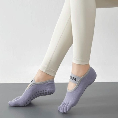 셀러허브  패션 OFKP5OO5 논슬립 패턴 요가 스트레칭 발가락 양말