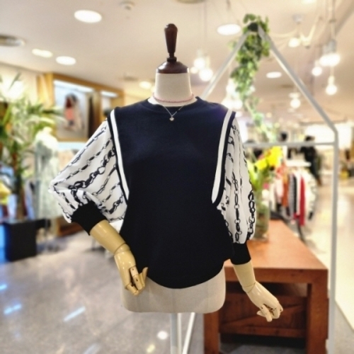 멜로디가든 가가체인 니트 M4S2K103