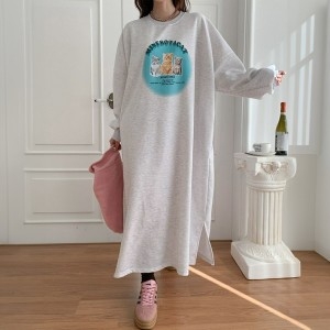 나야홍 빅사이즈 401 미네소타나염롱원피스 DNMQ430