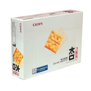 크라운제과  참 크래커/과자/간식/군것질/주전부리/맛있는/어린이/아이들/가정용/사무실/탕비실/데일리/비스킷
