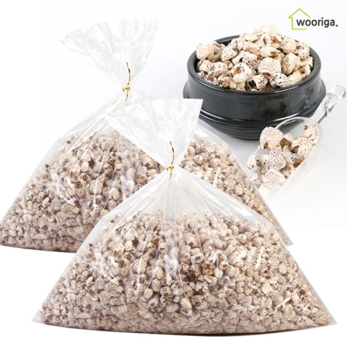우리가스토리  대용량 자색 옥수수 강냉이 1kg+1kg 뻥튀기 대용량과자 옛날과자