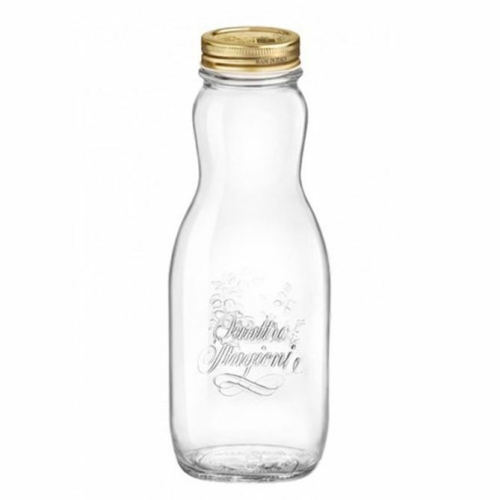 보르미올리 유리병 밀폐용기 주스 우유병 잼병 1L