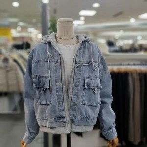 멜로디가든 12363955- DP01여성후드레이어청자켓M4S2J109