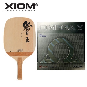 엑시옴  히비오프로 탁구 라켓 + 오메가5 러버 부착세트 펜홀더 HIBIOPRO