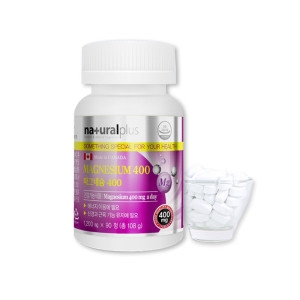 내츄럴플러스 마그네슘 400 1200mg 90정