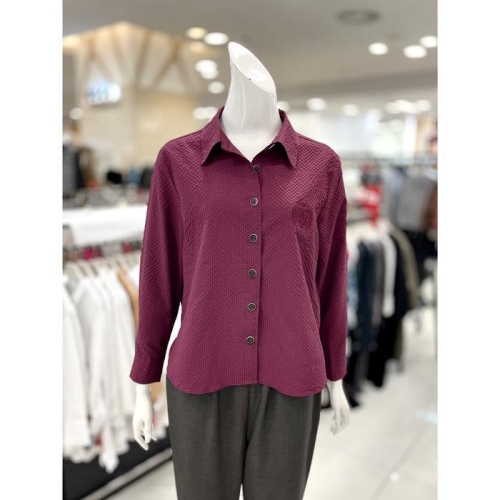 트리아나 소고 가을 시어서커 긴팔 셔츠 AJ3BA072