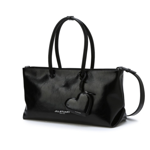 질스튜어트 뉴욕 액세서리 블랙 단색 소가죽 숄더백 JABA4E761BK