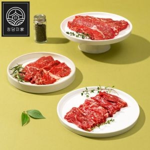 푸드스토리  청담미가 소 특수 모듬구이 한판 1kg