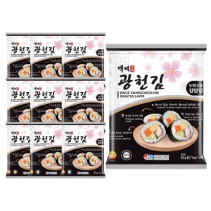 광천다솔김  백제광천김 두번구운 김밥김 20g