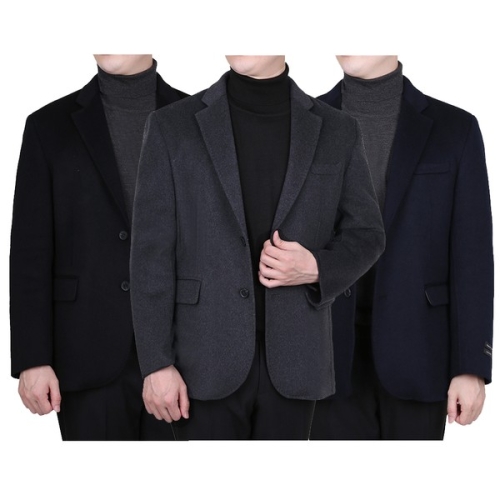 리빌모아 남성 겨울 자켓 정장 셔츠 니트 핸드메이드 콤비_LV-COW-22-진곤색