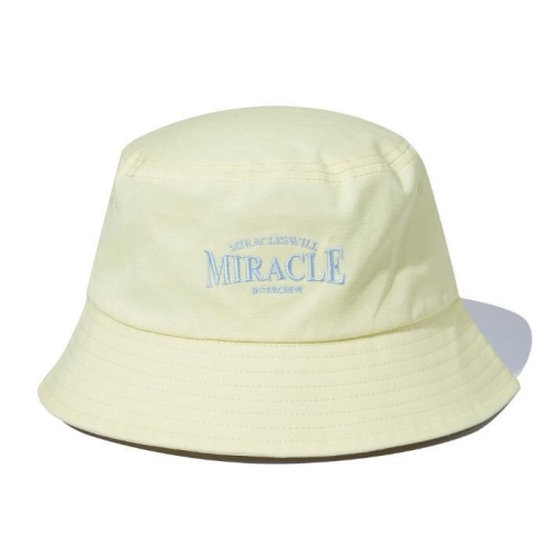 인터크루 ITW5AC33AYE 유니 아치레터링버킷햇