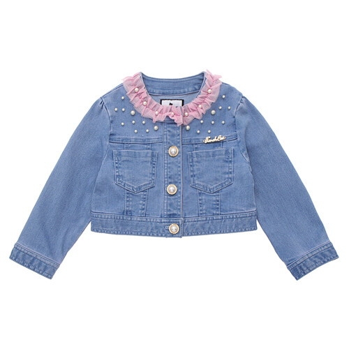 프렌치캣 데님 프릴 JK Q31DBK050