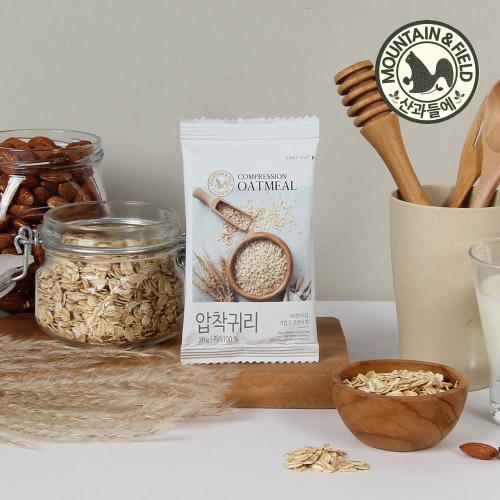 산과들에  하루한줌 오트밀 x 롤드 오트