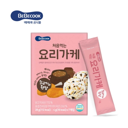 베베쿡 처음먹는 요리가케 닭고기와 된장 28g