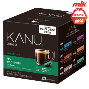 동서식품 카누 밸런스 디카페인 캡슐커피(돌체구스토 호환) 16캡슐