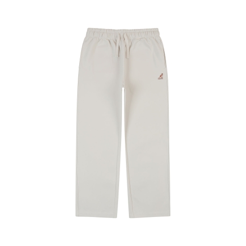 로고 패치 스웨트팬츠 4535 에크루