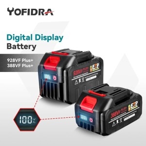 마끼다 전동 공구용 충전식 리튬 이온 LED 30000mAh 388VF 928VF 18V