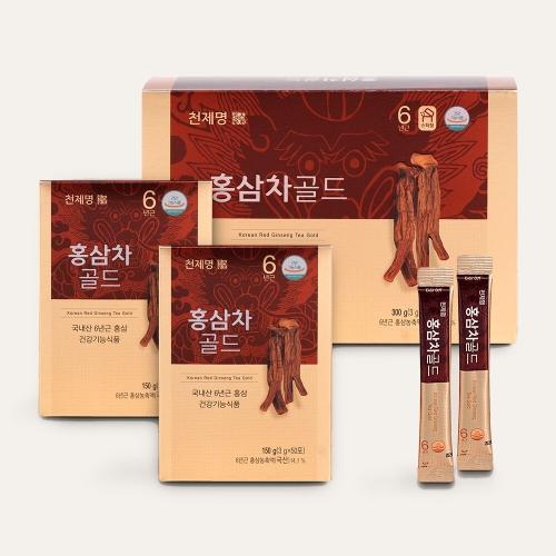 천제명 6년근 홍삼차 골드 3g 100포