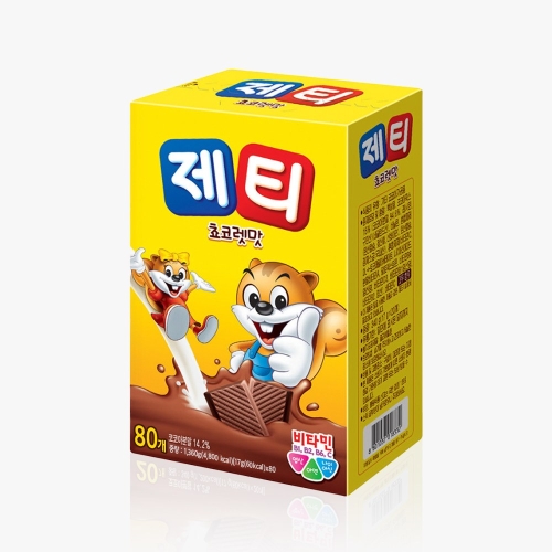 동서식품  제티 쵸코렛맛 분말 17g 80개